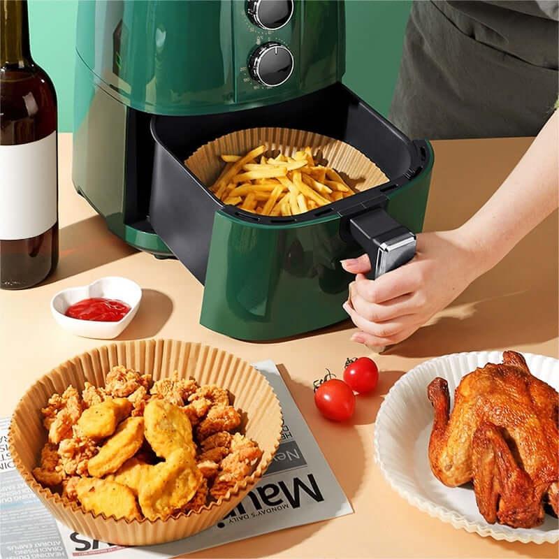 Forro de Papel Protetor Antiaderente para Air Fryer - My Store