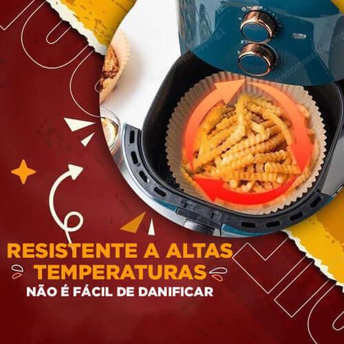 Forro de Papel Protetor Antiaderente para Air Fryer - My Store