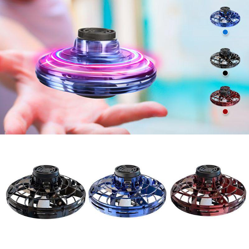 Bola Giratória Voadora  Mini Drone LED UFO Tipo Helicóptero Voador Natal Aniversário Presente