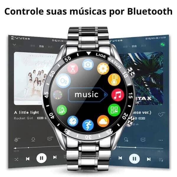 Smart Watch  Masculino de Luxo - Tic Lux